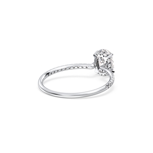 Bague REYES de luxe en or massif 14 carats avec diamants de laboratoire certifiés IGI, bijoux durables pour mariages, fiançailles, fêtes et cadeaux - Product Image 6