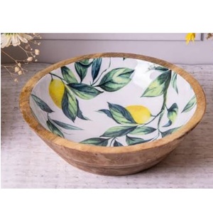 Frutero de Madera con Acabado Esmaltado y Diseño Moderno, Decorativo para Mesa de Boda - Product Image 1