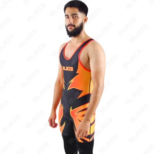Combinaisons de lutte pour hommes, vêtements de sport, combinaison de lutte pour hommes, uniforme de lutte, vêtements de sport de marque personnalisée, polyester spandex, impression personnalisée - Product Image 2