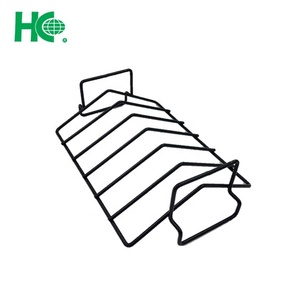 Accesorio de estante de pollo para barbacoa de Metal cromado de Acción de Gracias para asar pollo y costillas - Product Image 2