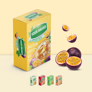 Polvo de bebida instantánea de diseño libre Paquete de variedad de refrescos en polvo personalizable Bolsas de té negro de fruta de la Pasión - Product Image 1
