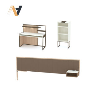 Juego de Muebles de Dormitorio Moderno Urbano, Diseño Modular de Almacenamiento, Acabado en Chapa de MDF/HPL/LPL, de Fábrica en Vietnam - Product Image 1