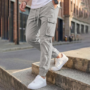 Pantalons cargo pour hommes de qualité supérieure, prix de gros, plusieurs poches, emballage personnalisable, pantalons de randonnée légers - Product Image 3
