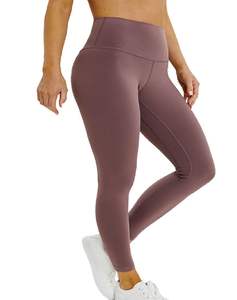 กางเกงโยคะเอวสูงผู้หญิง กางเกงเลกกิ้งไร้ตะเข็บ ฟิตเนส กีฬา ออกกำลังกาย กระชับสัดส่วน ชุดออกกำลังกาย กางเกงเลกกิ้งกีฬา - Product Image 1