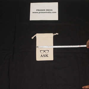 Extra Small Mini <b>drawstring</b> <b>pouch</b> for keeping spectacles or small items like candles or rings or jewelry - Product Image 3