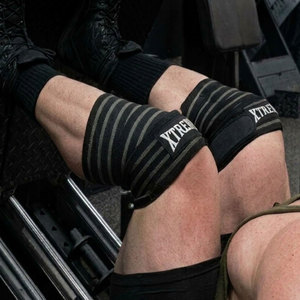 Meilleures ventes Genouillères de musculation à boucle réglable, souples, légères, en nylon et néoprène, pour squats, powerlifting et entraînement de soulevé de terre, unisexe - Product Image 6