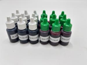 ขวดหมึกเฮนน่า 10 มล. สีดำและสีแดง สำหรับลายเฮนน่าชั่วคราว ศิลปะบนร่างกาย และการใช้งานระดับมืออาชีพ - Product Image 4