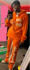 Chándal gótico para hombre con lavado ácido, cuello con capucha, corte ajustado, informal - Product Image 4