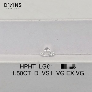D VINS JEWELS, Diamante Sintético Cultivado en Laboratorio con Certificación IGI, Corte Brillante, 1.5ct, Color D, Piedra Suelta para Joyería, Surat - Product Image 2