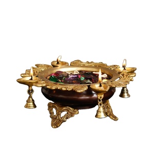 Proveedor de fábrica, último diseño, decoración de mesa, cuenco Urli de latón, decoración personalizada para fiesta de boda, color elegante a todo color - Product Image 1