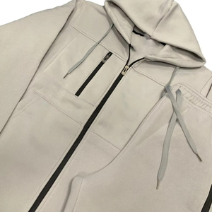 Survêtement pour homme sur mesure, design de qualité pour le jogging d'hiver, survêtement en molleton décontracté avec fermeture éclair, prix de gros - Product Image 2