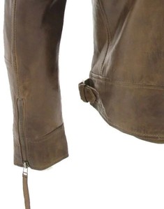 High Quality Genuine Leather Winter Stand Front <b>Biker</b> <b>Jacket</b> Men <b>Vintage</b> Motorcycle Fashion Outerwear Sample Service Available - Product Image 3