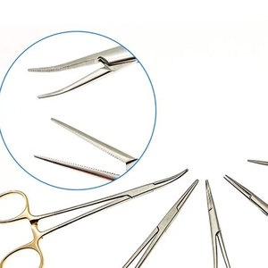 Ensemble de pinces chirurgicales en acier inoxydable de qualité allemande supérieure, pinces hémostatiques, instruments chirurgicaux manuels, kit certifié CE ISO - Product Image 4