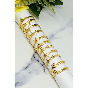 Anello Zodiacale alla Moda con Scritta - Product Image 6