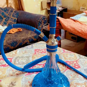 터키 물 담뱃대 Shisha 수도관 물 담뱃대 라운지 흡연 파이프 담배 인도에서 만든 터키 스타일