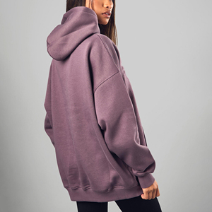 เสื้อฮู้ดออกกำลังกายผู้หญิงแบบซักกรด ปี 2026 ขายส่ง ออกแบบเองได้ เสื้อสเวตเชิ้ตผู้หญิงเซ็กซี่แบบสวมหัว ไม่มีลาย - Product Image 2