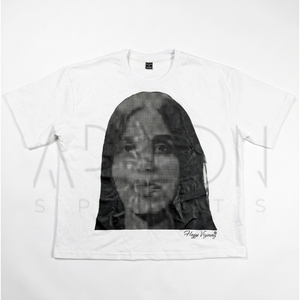 Buen Proveedor de Camisetas Blancas de Algodón Estilo Urbano, Hechas a Medida, Talla Grande, para Venta al Por Mayor, con Estampado Gráfico de Retrato Único - Product Image 1
