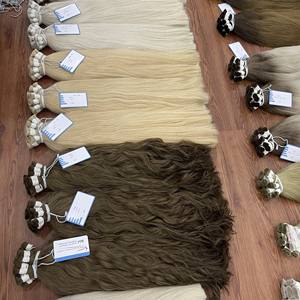 Extensions de cheveux humains vierges vietnamiens de qualité supérieure, alignés sur les cuticules, en vrac, pour tressage professionnel - Product Image 5