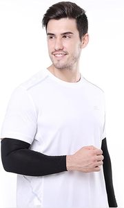 Mangas Deportivas de Compresión con Protección Solar Anti-UV y Logotipo Personalizado, de Secado Rápido, para Adultos, Unisex, para Uso en Exteriores - Product Image 4