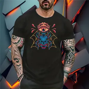 T-shirts en coton abordables, directement de l'usine, avec impression personnalisée - Product Image 1