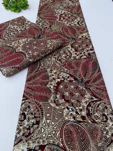 Tissu en coton imprimé africain et wax nigérian de haute qualité pour robes et vêtements – Afrique du Sud - Product Image 2