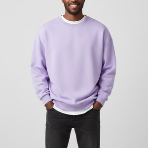 Sudaderas Personalizadas de Felpa con Cierre y Cuello Redondo, 100% Algodón, Tallas Grandes, de Alta Calidad, Bordadas para Hombre - Product Image 5