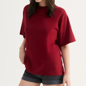 Camisetas de Verano Holgadas y Extra Grandes para Mujer, de Alta Calidad, 100% Algodón, Transpirables, Estilo Urbano, con Opciones Personalizables - Product Image 4