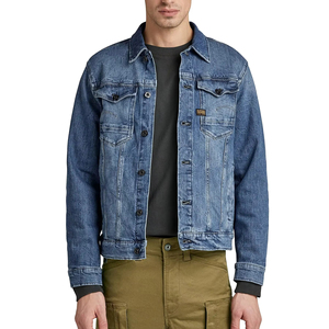 Men's Casual Wear <b>Denim</b> <b>Jacket</b> for Men in Solid Color High Quality Low MOQ Quick Dry <b>Denim</b> <b>Jacket</b> for Sale - Product Image 1