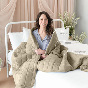 Couverture matelassée de qualité supérieure, chaude, douce et élégante pour un usage quotidien - Product Image 3