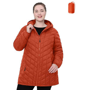 เสื้อแจ็คเก็ตพัฟเฟอร์โพลีเอสเตอร์แบบควิลท์น้ำหนักเบา กันน้ำ ใส่ได้สองด้าน ไซส์ใหญ่ สำหรับผู้ชายและผู้หญิง สวมใส่สบายๆ สำหรับกิจกรรมกลางแจ้ง - Product Image 5