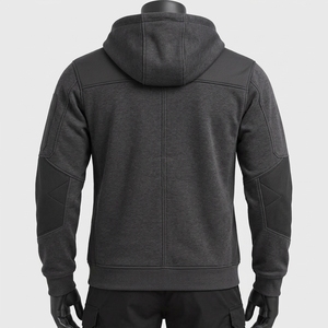 Sudadera con Capucha y Cremallera Completa, Ajuste Atlético Cómodo, Ligera, Sudadera Deportiva con Cremallera para Hombre, Tejido Transpirable de Secado Rápido - Product Image 2