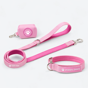 Collar y correa de control para perros con diseño de camuflaje rojo, ajustables, acolchados y suaves, para entrenamiento y paseo de perros pequeños, medianos y grandes. - Product Image 6