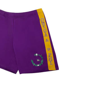 กางเกงขาสั้นผ้าแคนวาสสำหรับผู้ชาย โอเมก้า พีซี ฟี โซโรริตี้ ผลิตจากผ้าฝ้าย 100% |   โลโก้สีแบบกำหนดเอง พิมพ์ลายระเหิด ระบายอากาศได้ดี กันลม - Product Image 3