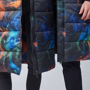 Unisex Stylish <b>Long</b> Puffer Padded Winter Sublimation <b>Long</b> <b>Coat</b> Heavy Duty Padded <b>Long</b> Winter Sublimation Jacket <b>Men</b> Women - Product Image 4