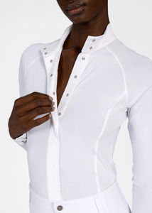 เสื้อเชิ้ตสำหรับขี่ม้าผู้หญิงปี 2026 ผ้าเนื้อนุ่ม ยืดหยุ่น สวมใส่สบาย ดีไซน์หรูหรา ประสิทธิภาพสูง สำหรับการแสดงขี่ม้าระดับมืออาชีพ - Product Image 3