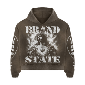 ชุดวอร์มผู้ชายลายกราฟิกวินเทจแบบใหม่ ชุดฮู้ดดี้และกางเกงจ็อกเกอร์ สตรีทแวร์ ชุดออกกำลังกาย รับผลิตแบบ OEM ODM แบรนด์ส่วนตัว ปี 2026 - Product Image 4