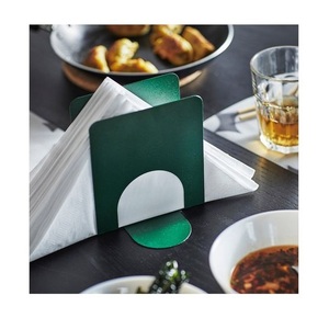 Rectangular Metal <b>Tissue</b> <b>Holder</b> Stylish Napkin Dispenser Dining Table <b>Kitchen</b> Counter Organizer Elegant Durable - Product Image 2