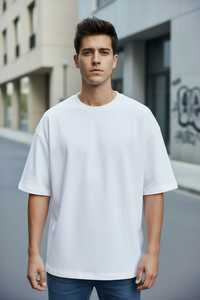 Hot Summer sale Heavyweight Ripped Raw Hem T Shirts Men 100% Cotton Tshirts Vintage Boxy Cropped Distressed t shirt - Product Image 4
