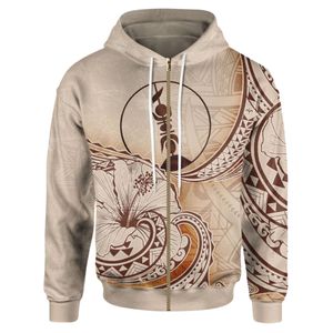 Sudadera con Capucha Personalizada con Estampado Polinesio de las Islas del Pacífico, Sudadera Hawaiana con Estampado Completo, Sudadera Tribal con Patrón Maorí Personalizada al por Mayor - Product Image 3