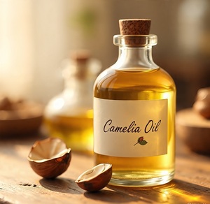 Aceite de Semilla de Camelia 100% Puro, Natural, Prensado en Frío, Aceite Portador de Oleifera para Uso Cosmético en Piel y Cabello, Suministro a Granel - Product Image 6