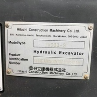 Excavatrice sur chenilles Hitachi ZX200 d'occasion 2024, 20 tonnes, pompe hydraulique, avec un bon rapport qualité-prix