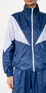 Women's High Quality 100% Nylon Windbreaker <b>Tracksuit</b> / Summer Lightweight Waterproof Zip Jacket Baggy Pants Rain <b>Tracksuits</b> - Product Image 4