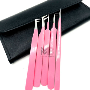 Pinzas Profesionales Personalizadas para Extensión de Pestañas con Agarre Perfecto para Pestañas y Manicura, Antimagnéticas y Duraderas - Product Image 3