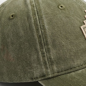 Gorra Verde Oliva Vintage Lavada con Parche de Diamantes Aztecas Bordado, Estilo Único, Artículos de Primera Calidad, Cómoda, Gorro de Alta Gama - Product Image 5