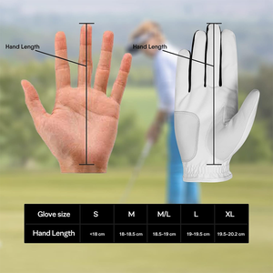 Guantes de Golf de Cuero Cabretta con Agarre Suave Antideslizante y Ajuste Flexible para Entrenamiento Deportivo y Juego, Personalizables - Product Image 6