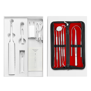 Kit de Higiene Dental: Raspador, Palillo de Dientes, Espejo Bucal, Pinzas, Implantes Dentales, Acero Inoxidable, Agarre Ergonómico Manual, Clase I CE - Product Image 5