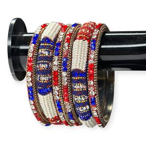 Pulseras de Perlas Multicolores de Metal, Elegantes, para Novias, Bodas y Fiestas, Precio al por Mayor Premium, Gran Venta - Product Image 2