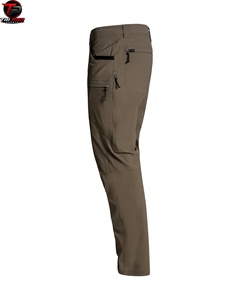 Pantalon de chasse tactique en softshell personnalisé de qualité supérieure, polyester/coton, imperméable, extensible, silencieux, performance professionnelle en plein air - Product Image 4