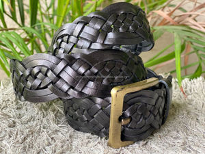 Nuevo cinturón de cuero con hebilla para hombre, cinturón informal Formal impecable de alta calidad, cinturón marrón de cuero genuino para hombre con hebilla ajustable - Product Image 2