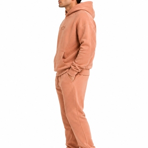 Custom Men's <b>Polyester</b> Hooded Tracksuit <b>Jogger</b> Premium Comfortable Modern Stylish Eco-Friendly Quick Dry Breathable Custom Made - Product Image 3